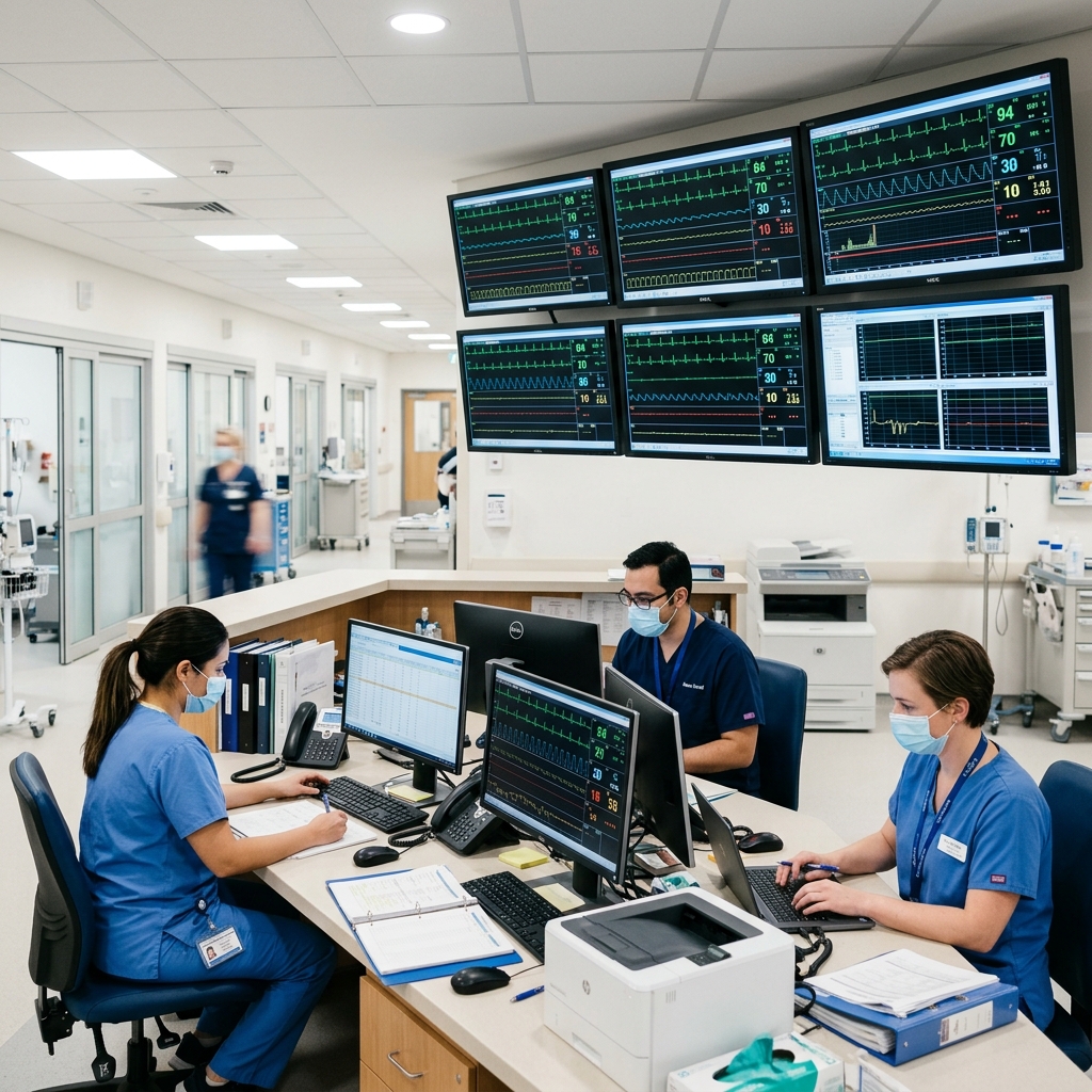 Enhancing Patient Monitoring Grids with Wireless Ward Telemetry